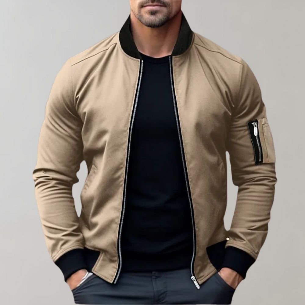 AeroLine | Men's Lightweight Zip-up Bomber Jacket