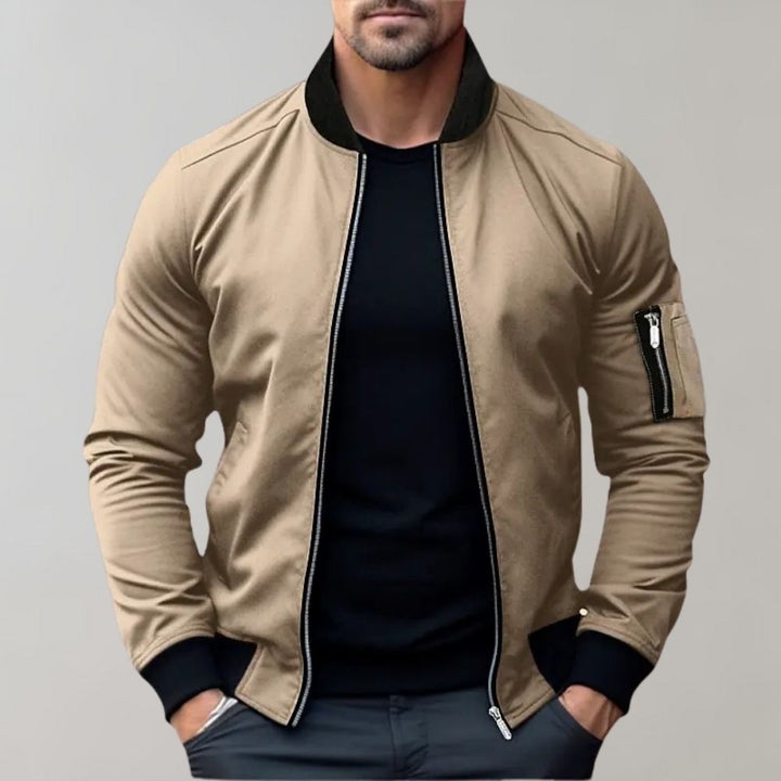 AeroLine | Men's Lightweight Zip-up Bomber Jacket